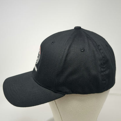 Flexfit Baseball Cap Black XL VECO Alaska Oil Field Services Fitted Hat Logo