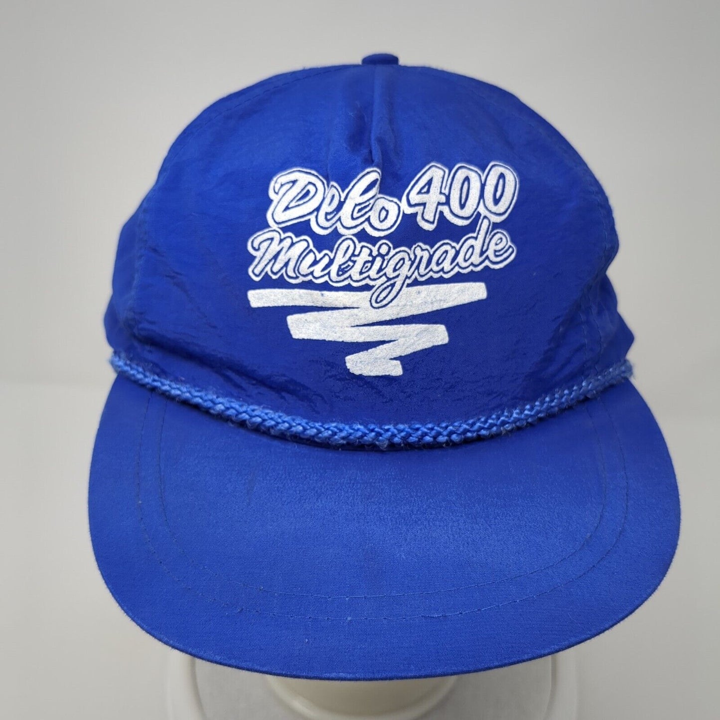 Delo 400 Multigrade Snapback Hat Blue One Size Adjustable Lightweight Rope