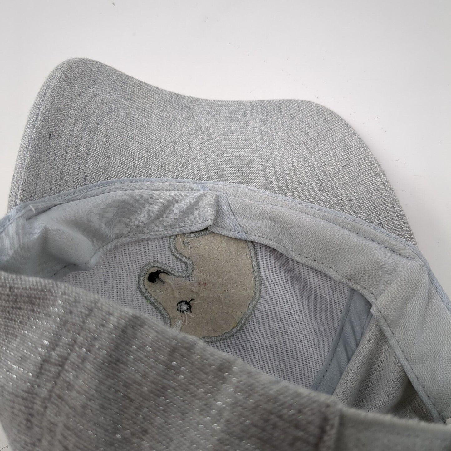 Unicorn Patch Strapback Hat Gray OSFA Adjustable Solid Outdoor