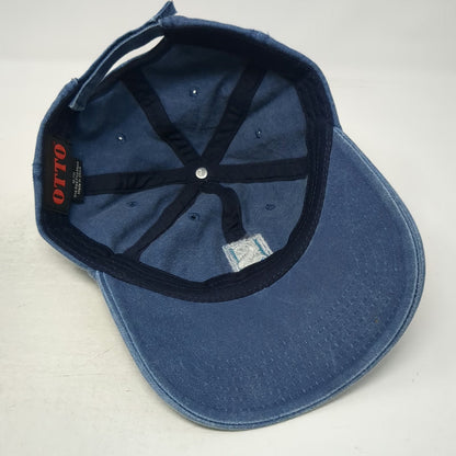 Otto Baseball Cap Blue One Size Sirena Del Mar Logo Strapback Cotton Hat