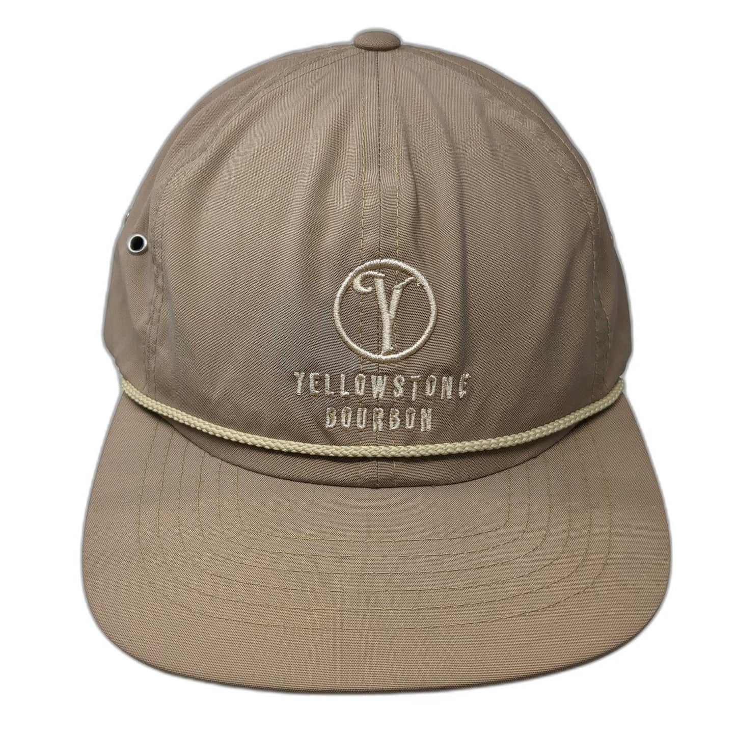 Pacific Headwear Baseball Cap Brown One Size Yellowstone Bourbon Hat Rope Metal