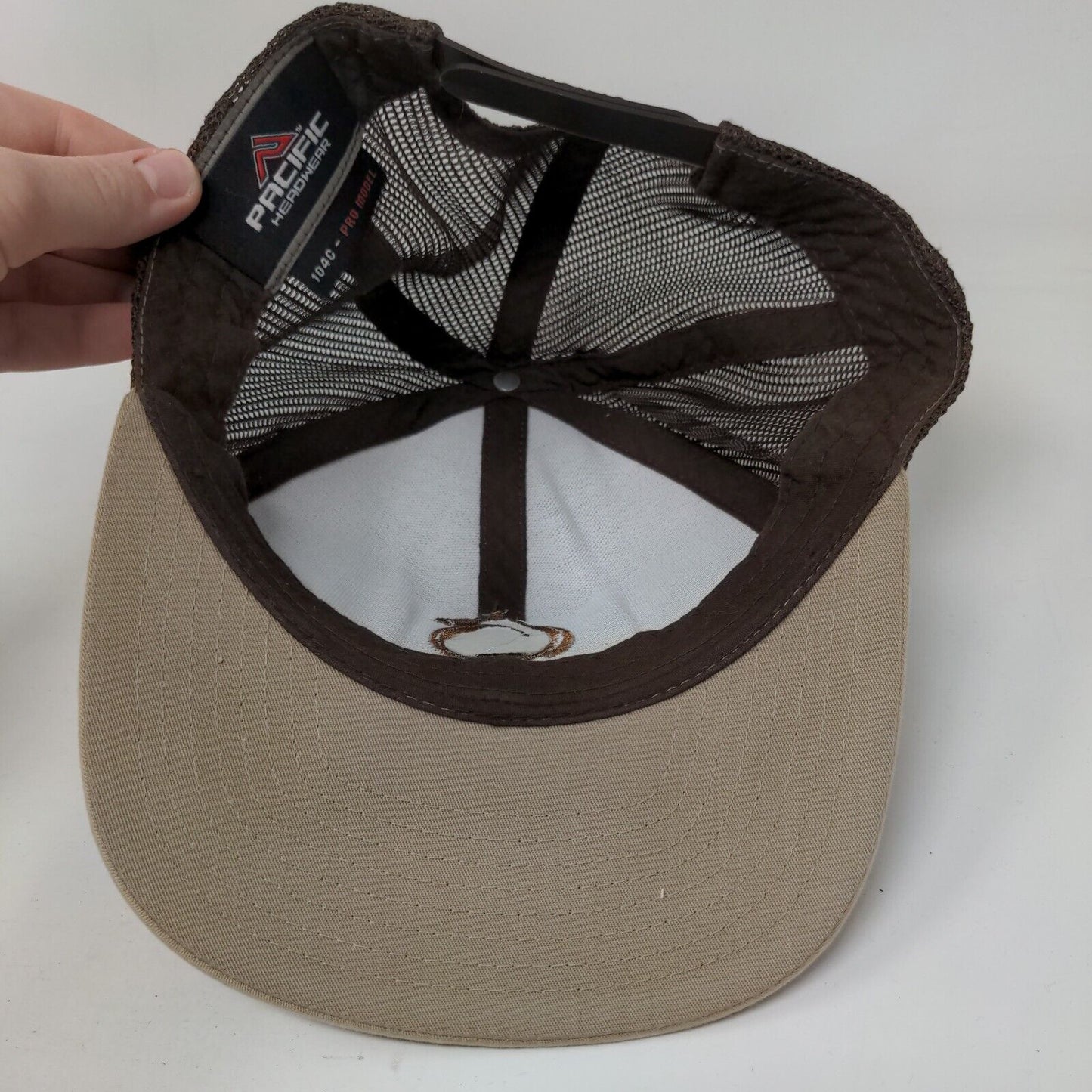 Florida Snapback Mesh Back Trucker Hat Tan One Size Pacific Headwear