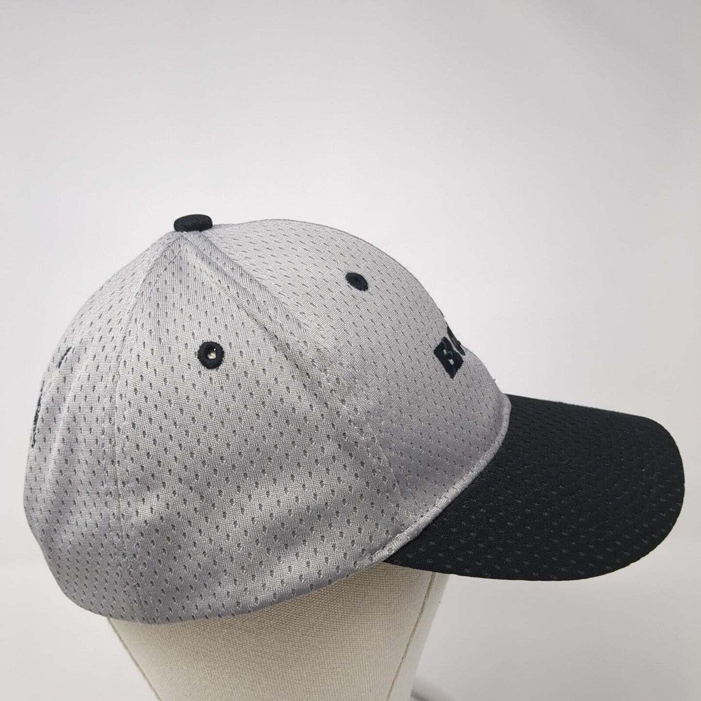 Boise Strapback Hat Gray One Size Adjustable Embroidered Otto 6 Panel