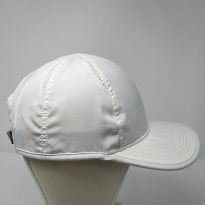 Nike Baseball Cap White One Size Dri-FIT Featherlight Heart Logo Strapback Hat