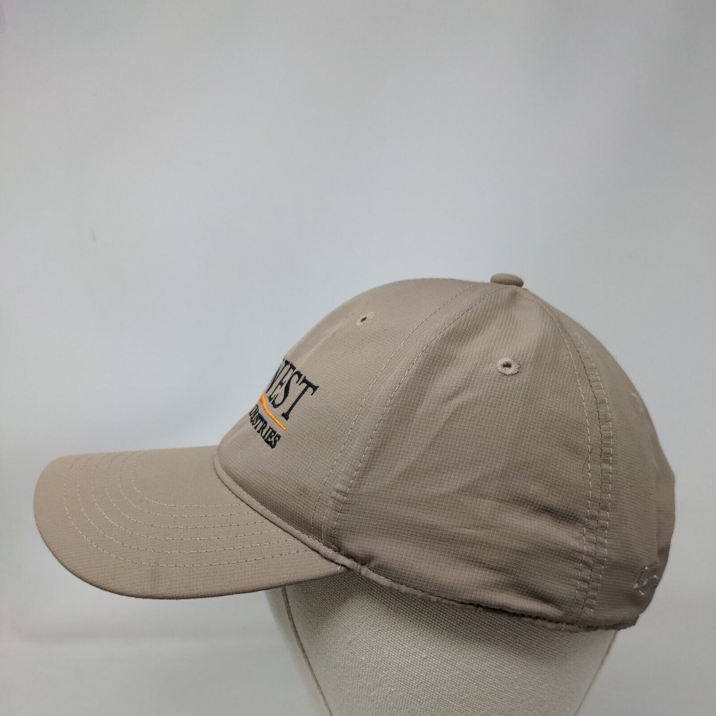Midwest Landscape Industries Adult Strapback Hat Tan One Size Outdoor Cap