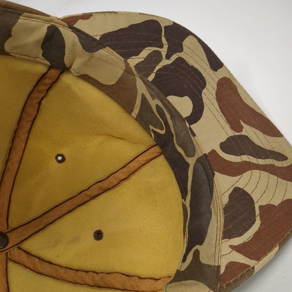 A Headwear Snapback Brown One Size 5 Panel Duck Hunter Camo Foam Front Brim Hat