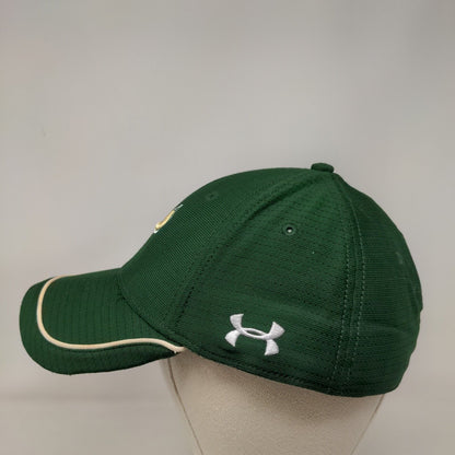 USF Bulls Fitted Hat Green Size XL Embroidered Logo Under Armour