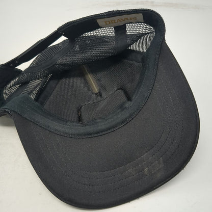 Dravus Trucker Hat Green Black One Size Parks & Rec Mallard Duck Graphic Patch