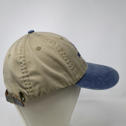 Yawgoog Hiker 2011 Baseball Cap Beige Blue One Size Slideback Embroidered Hat