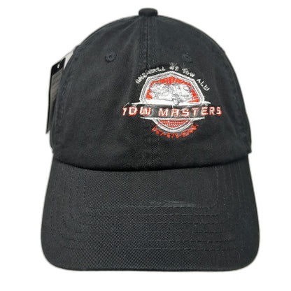 USA Premium Headwear Baseball Cap Black One Size Tow Masters Towing Service Hat