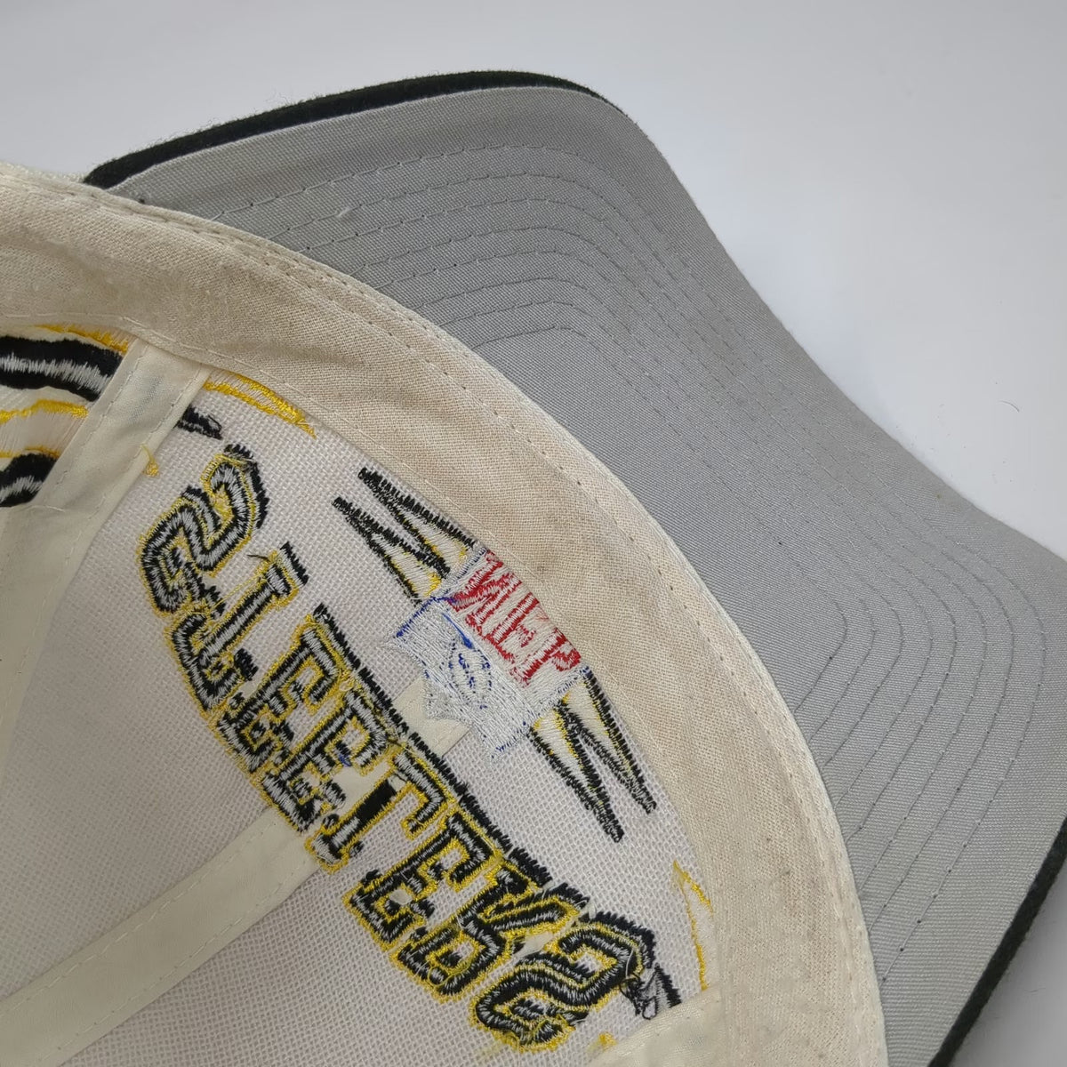 Pittsburgh Steelers NFL Logo Athletic Diamond Cap Hat Snapback Claw Vintage