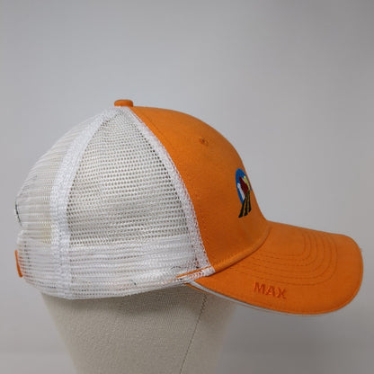 Diversified Services Strapback Mesh Back Trucker Hat Orange One Size