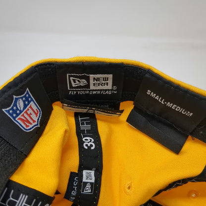 Green Bay Packers NFL New Era Hat Yellow Green M 39THIRTY Stretch Fit Brim