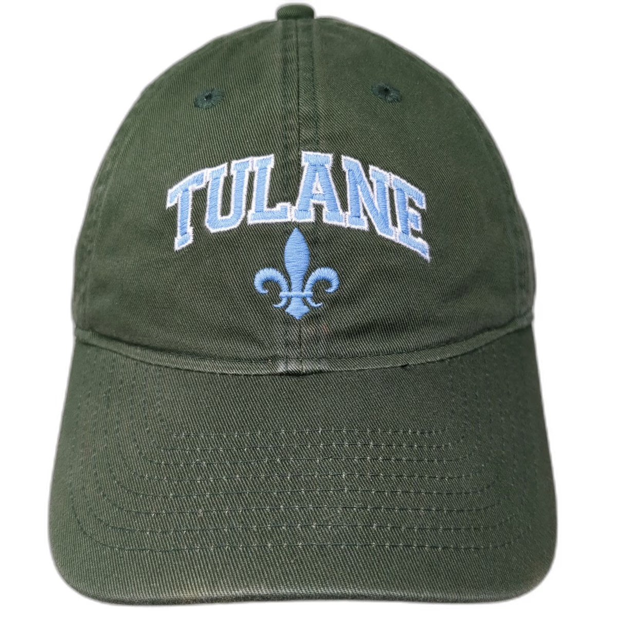 Legacy Baseball Cap Green One Size Tulane University Fleur-de-lis Slideback Hat