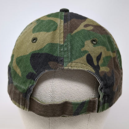 Port Authority Baseball Cap Green Brown One Size Strapback QuickSilver Logo Hat