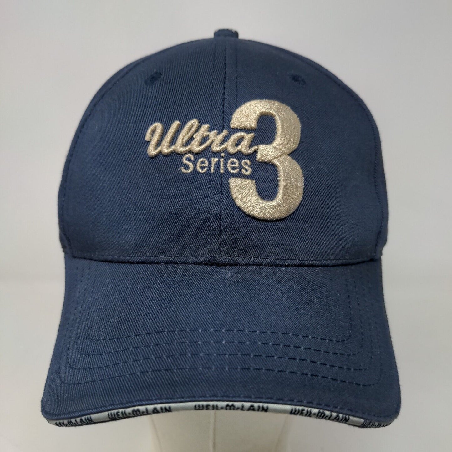 U Control Men's Ultra Series 3 Strapback Hat Blue Size OSFA Embroidered Logo