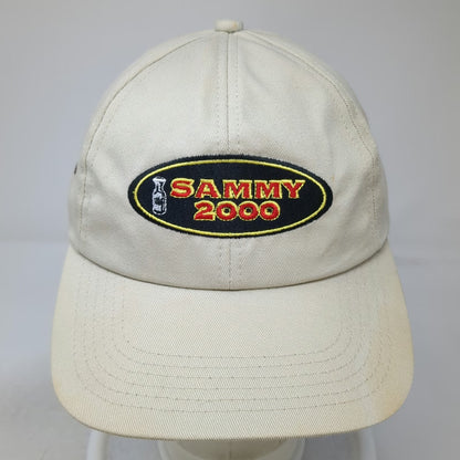 K-Products Sammy 2000 Milk Bottle Baseball Cap Beige OS Hat Made USA Vintage