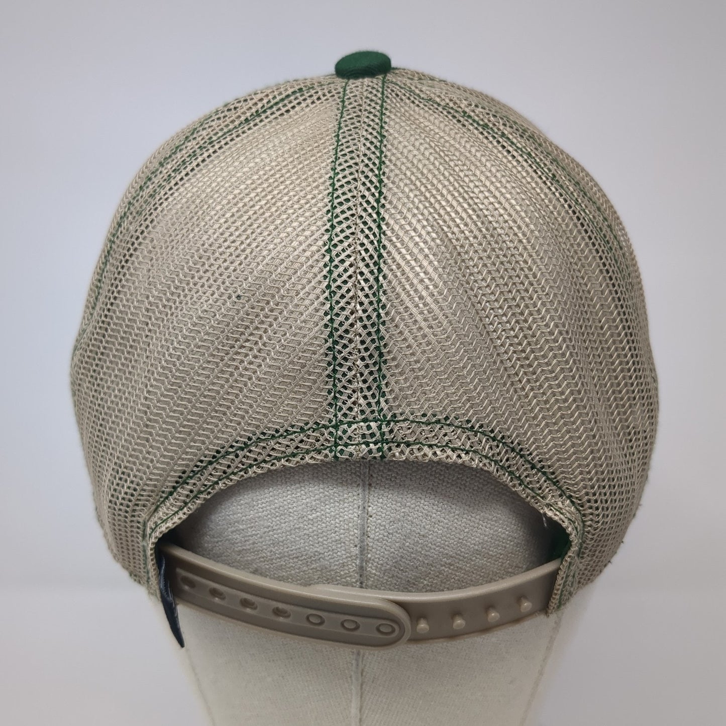 I Pee Outside Snapback Trucker Hat Green One Size Mesh Back Outdoor Cap