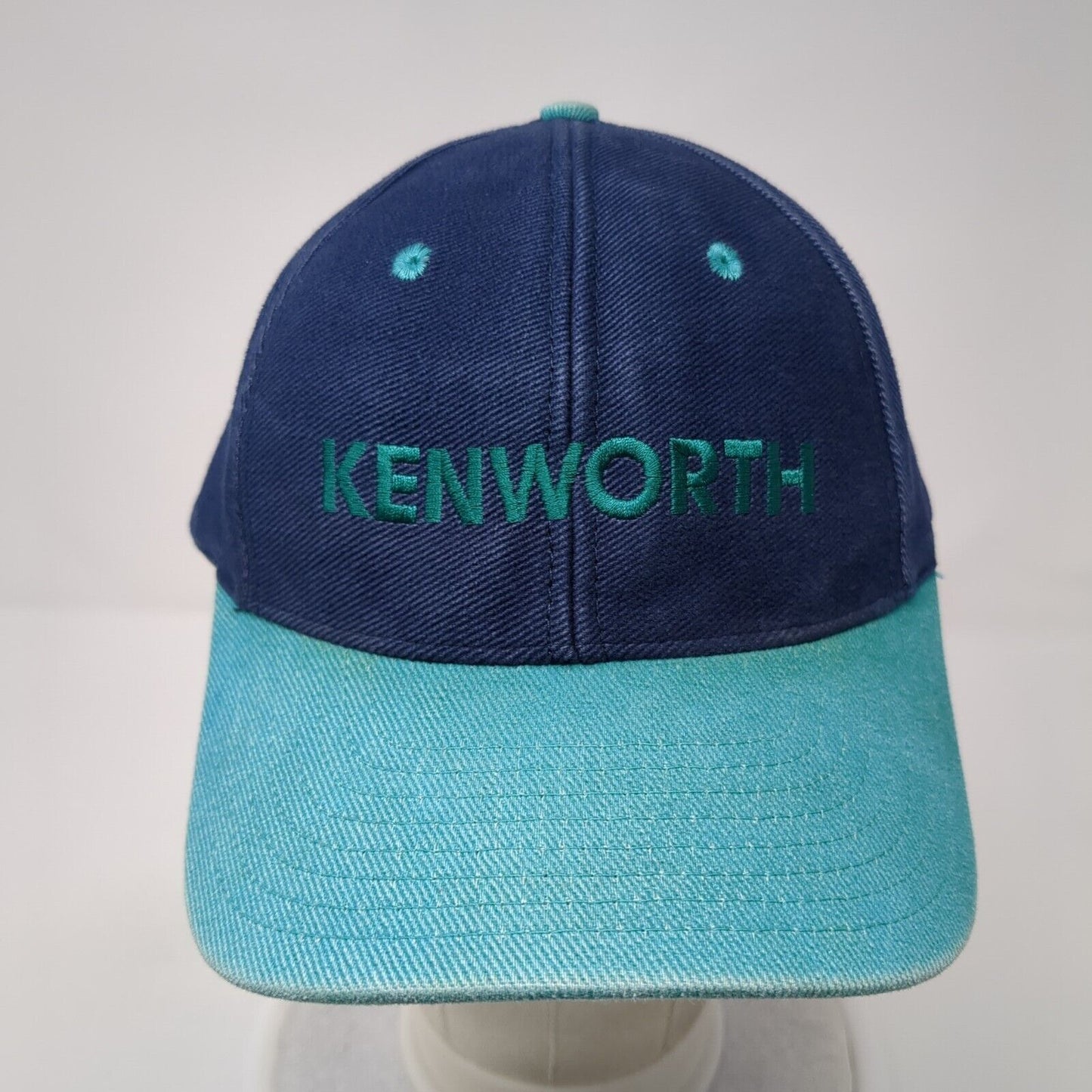 Kenworth Snapback Hat Blue One Size Adjustable 6 Panel Colorblock