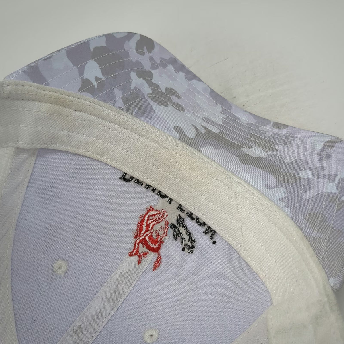 Pendleton Whisky Trucker Hat Gray Camo OSFM Mesh Back Snapback Bucking Bronco