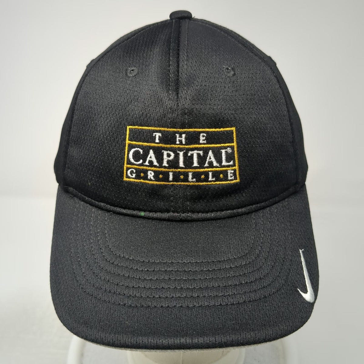 Nike Baseball Cap Black L The Capital Grille Logo Embroidered Performance Hat