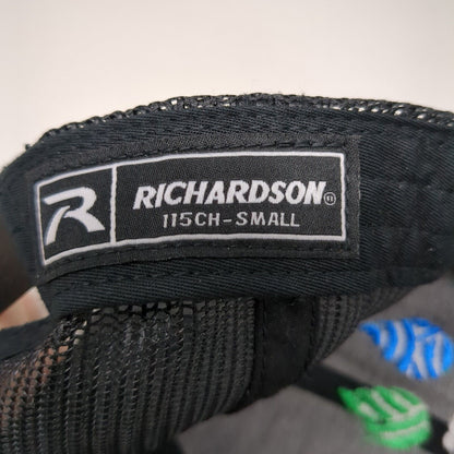 Elements Massage Snapback Trucker Hat Gray S Embroidered Mesh Back Richardson