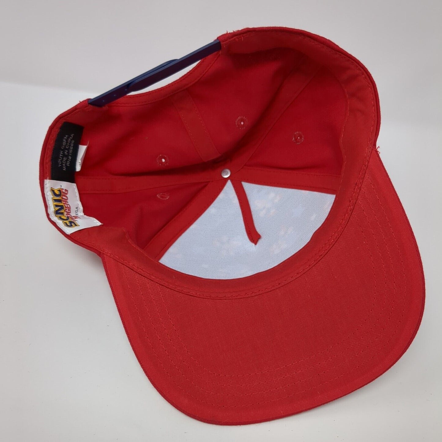 Sonic The Hedgehog Youth Snapback Hat Multicolor OS Adjustable Graphic Print