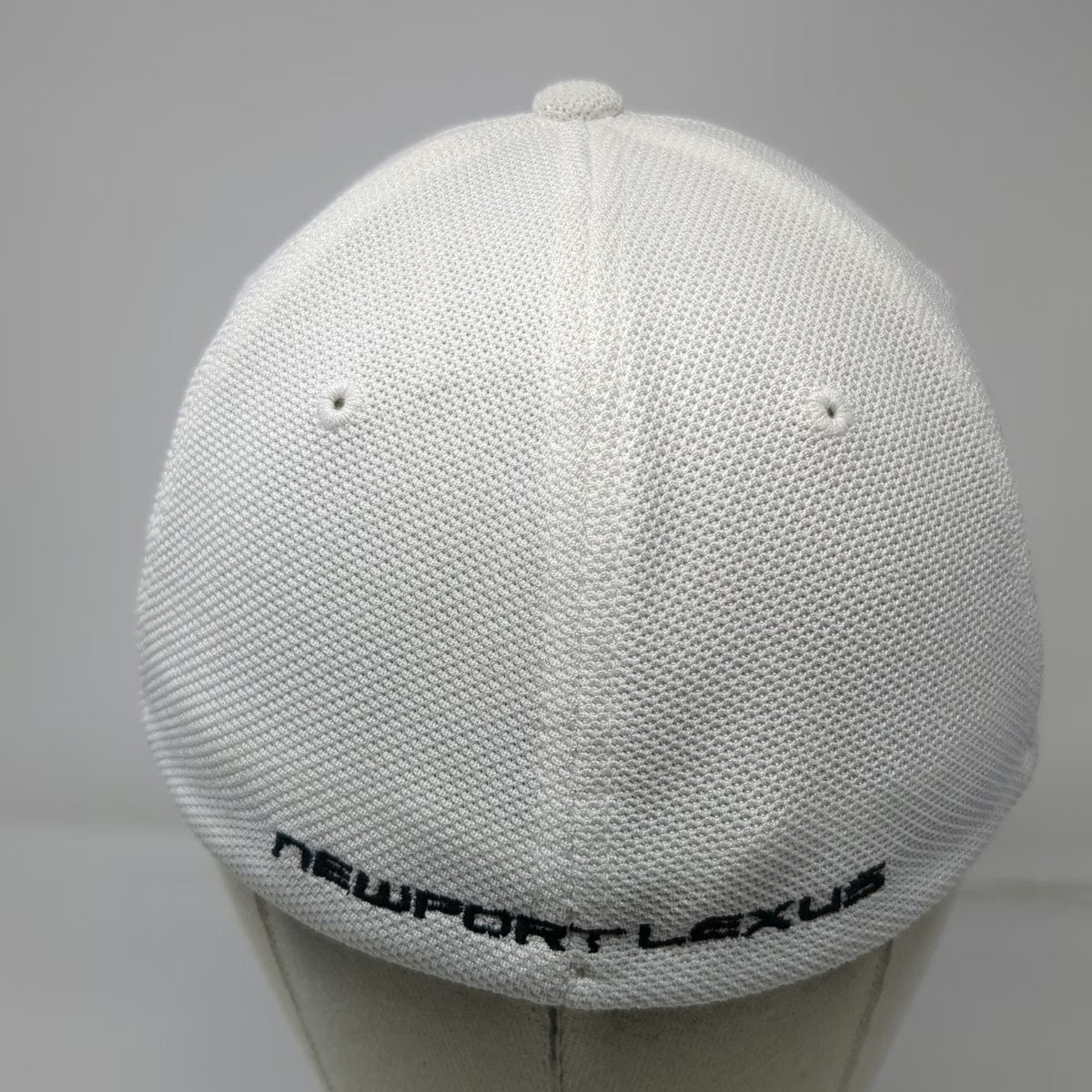 Flexfit Baseball Cap White One Size Newport Lexus Embroidered Logo Mesh hat