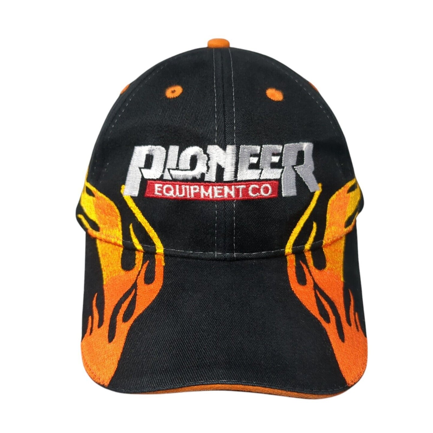 Pioneer Equipment Co Strapback Hat Black One Size Adjustable Embroidered Otto