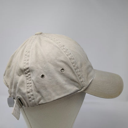 GAP Baseball Cap Beige L Slideback Adjustable Strap Embroidered Letter G hat