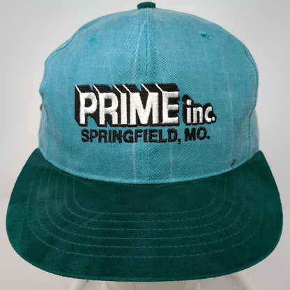 Mad Hatters Inc. Baseball Cap Green One Size Prime Inc Springfield MO Suede Brim