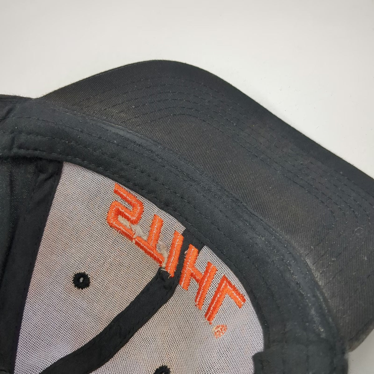 Stihl Snapback Black One Size Orange Embroidered Logo Outdoors Work Apparel Hat