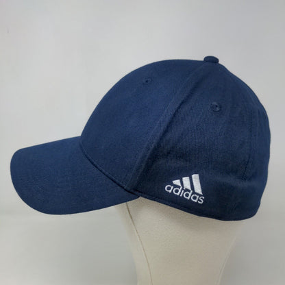 Adidas Men's Fitted Hat Blue Size M/L Blank Cotton Spandex Blend