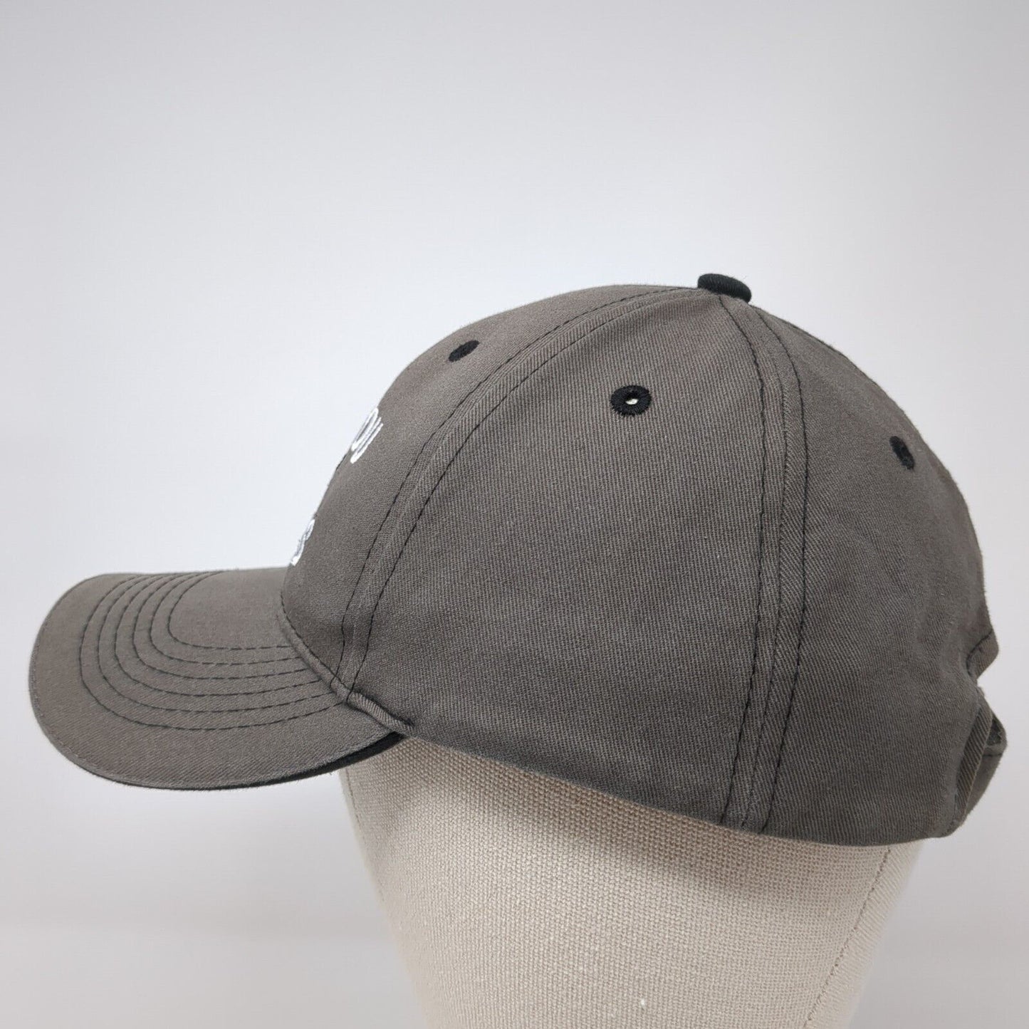 Manitou Spring 1872 Strapback Hat Gray One Size Adjustable Embroidered Jhats