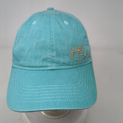 Outdoor Cap Women's Strapback Hat Blue One Size Ladies Fit RMEF Logo