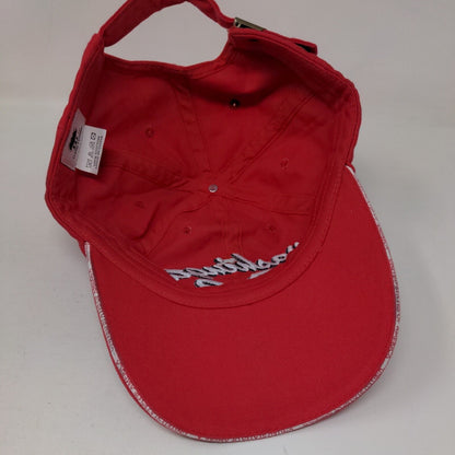 Washington DC Slideback Hat Red One Size Embroidered Triple Timber