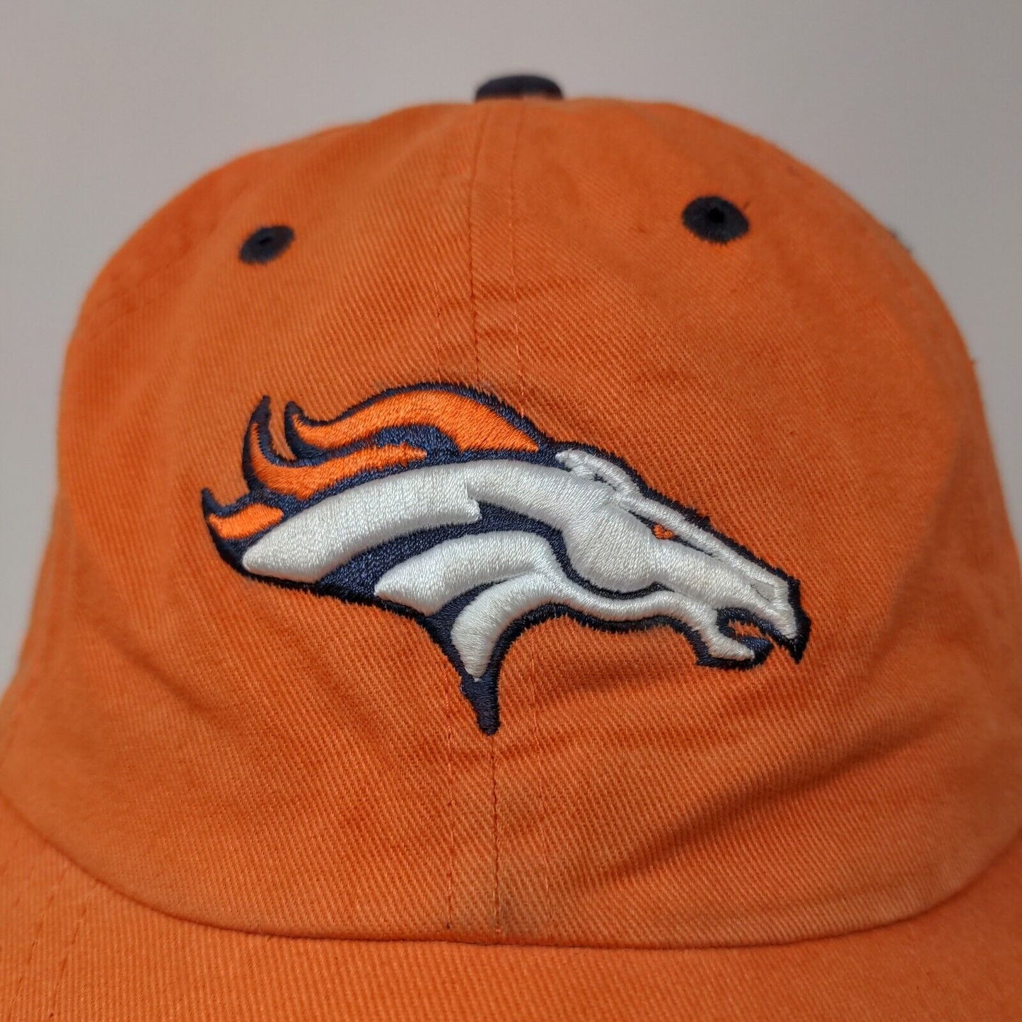 NFL Women's Slideback Hat Orange Adjustable Embroidered Denver Broncos Logo