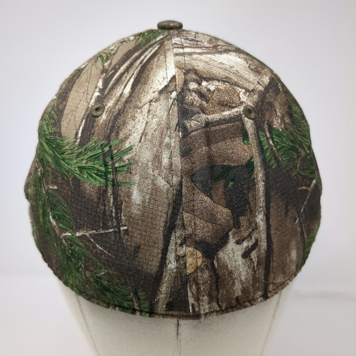 Under Armour Baseball Cap Brown L Camo Realtree Patch Logo Stretch Fitted Hat