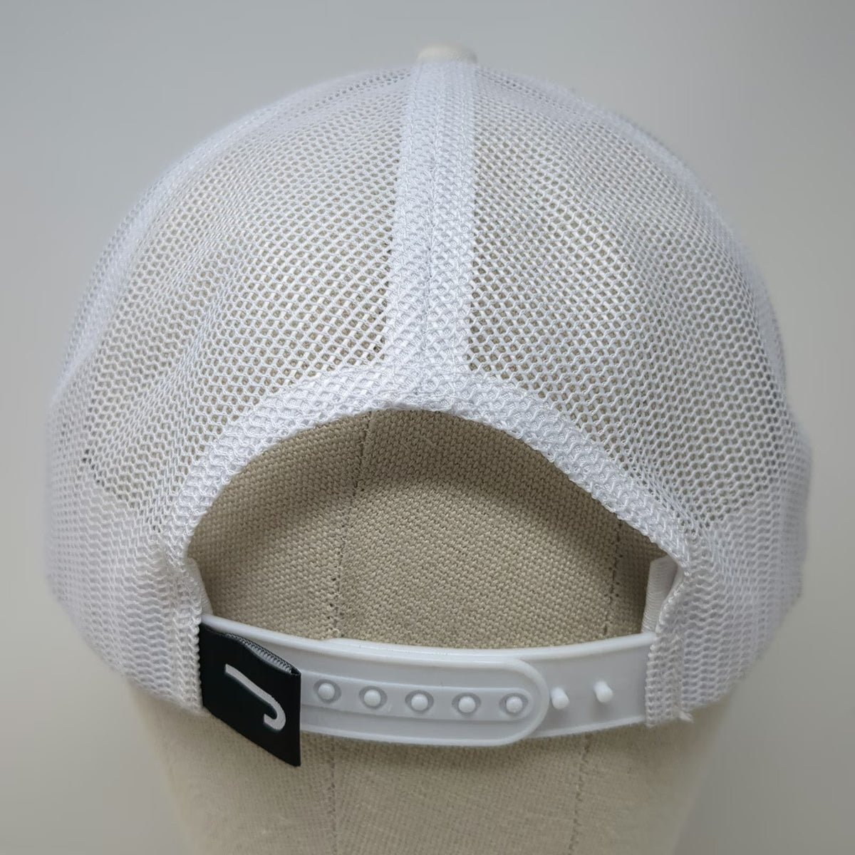 Lazy J Ranch Wear Trucker Hat White One Size Snapback Rope Patch Hereford Bull