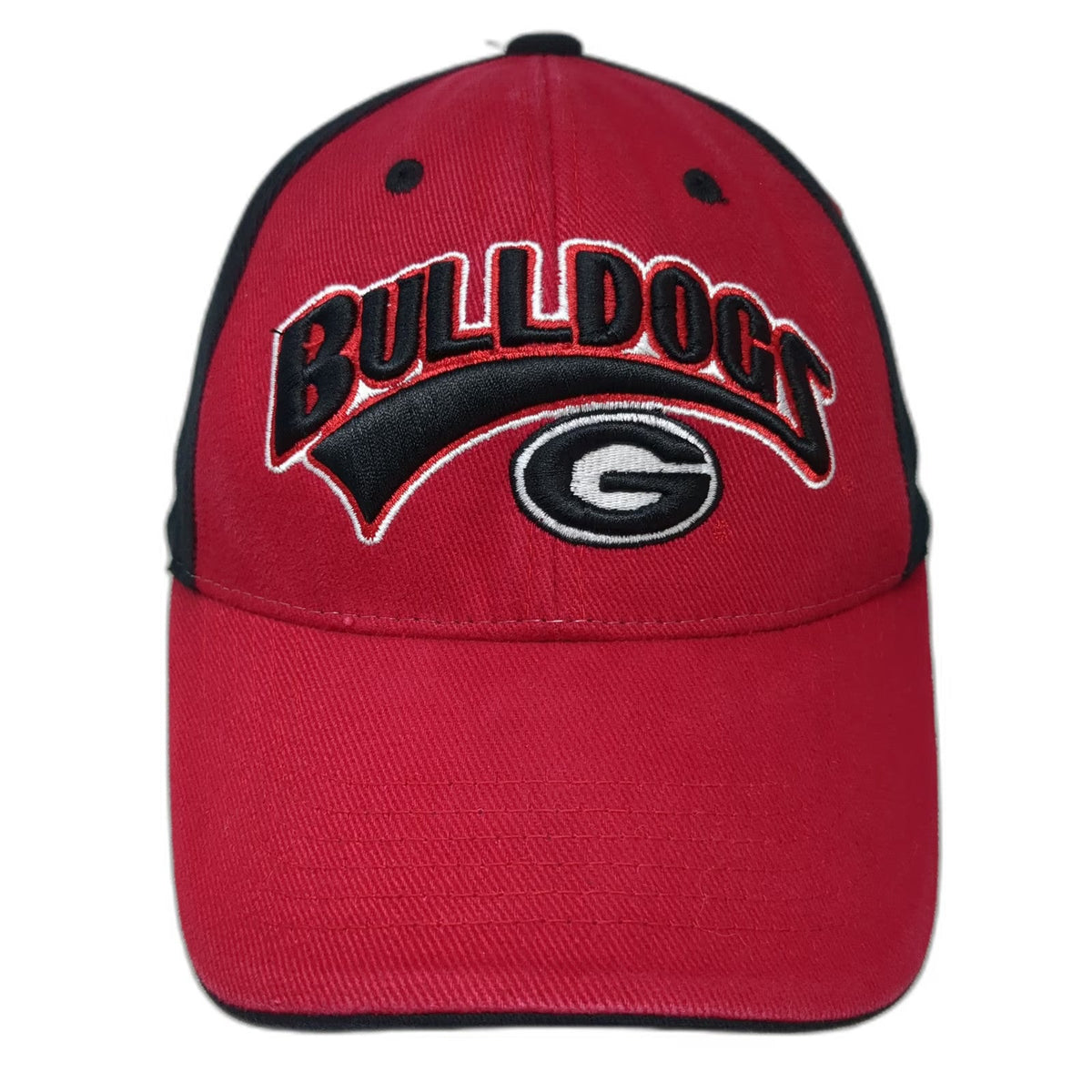 Georgia Bulldogs NCAA Captivating Headgear Red Black Cap Hat One Size Two Tone