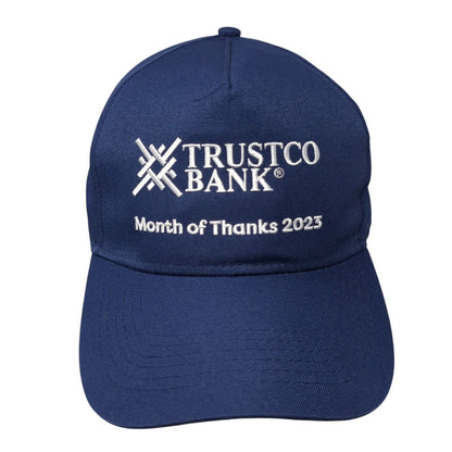 Trustco Bank Month Of Thanks 2023 Strapback Baseball Cap Blue OS Adjustable Hit
