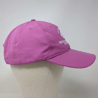 Cap America Baseball Cap Pink White Red One Size Boys Girls Clubs Ada Logo Hat