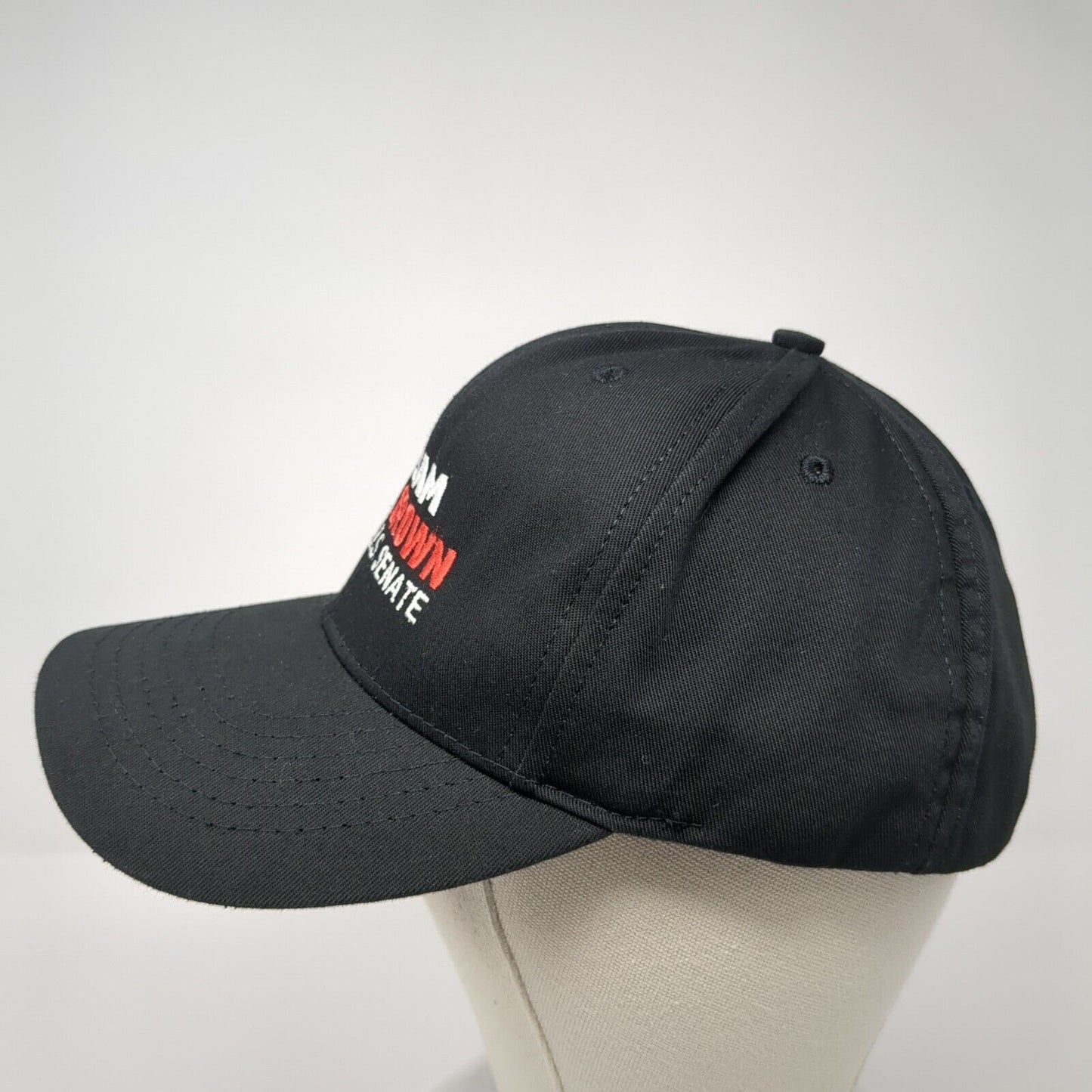 Sam Brown U.S. Senate Snapback Hat Black One Size Adjustable 6 Panel