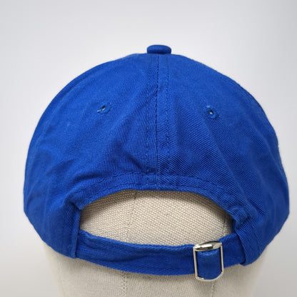 Disneyland Baseball Cap Blue One Size Rainbow Embroidered Hat Slideback