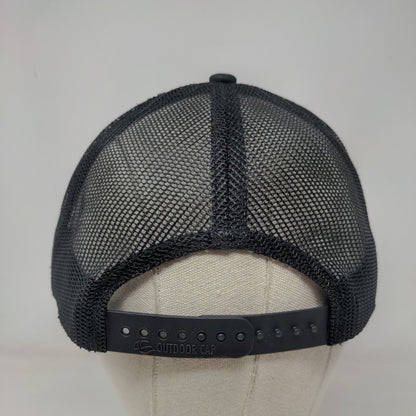 The Ries Brothers Snapback Mesh Back Trucker Hat Black Adult Outdoor Cap