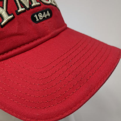 The Game Baseball Cap Red One Size YMCA 1844 Spirit Mind Body Strapback Hat