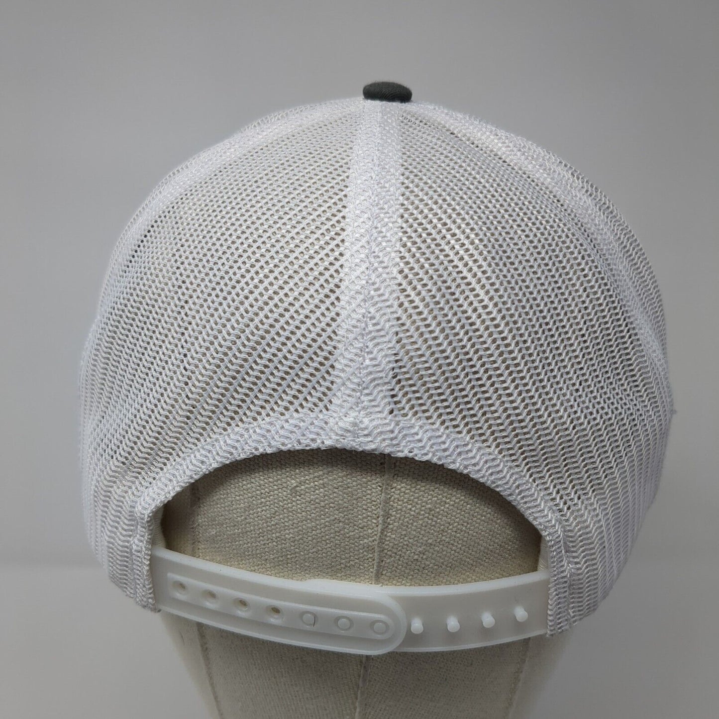 Born on The River Snapback Trucker Hat White OS Adjustable Mesh NRS Moscow Idaho