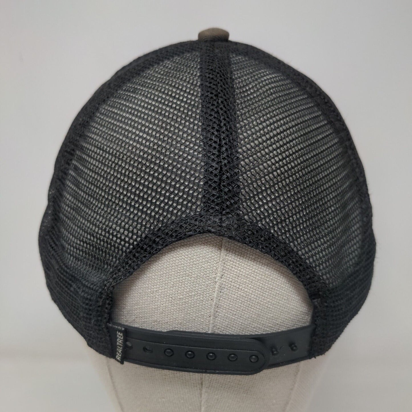 Realtree Outfitters Snapback Mesh Back Trucker Hat Brown One Size