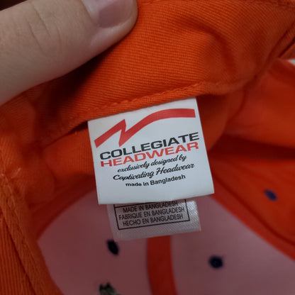 Florida Gators Strapback Hat Orange Embroidered Logo NCAA 100% Cotton
