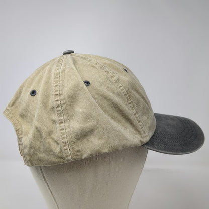 American Needle Snapback Beige One Size Golden Dome Brewing Co Two Tone Hat